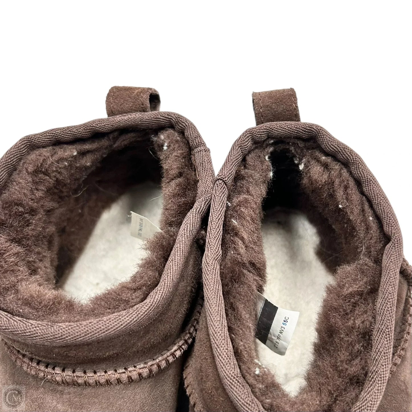 Boots Designer By Ugg In Brown, Size: 8