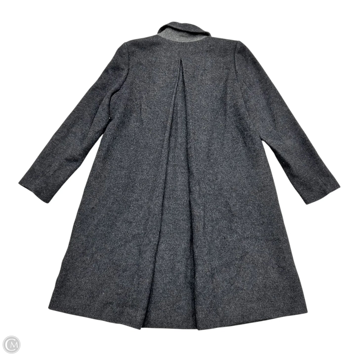 Coat Trench Coat By Madewell In Grey, Size: M