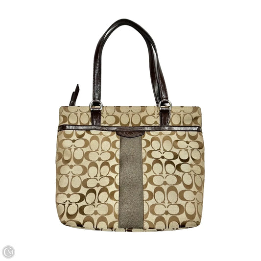 Tote Designer By Coach, Size: Medium