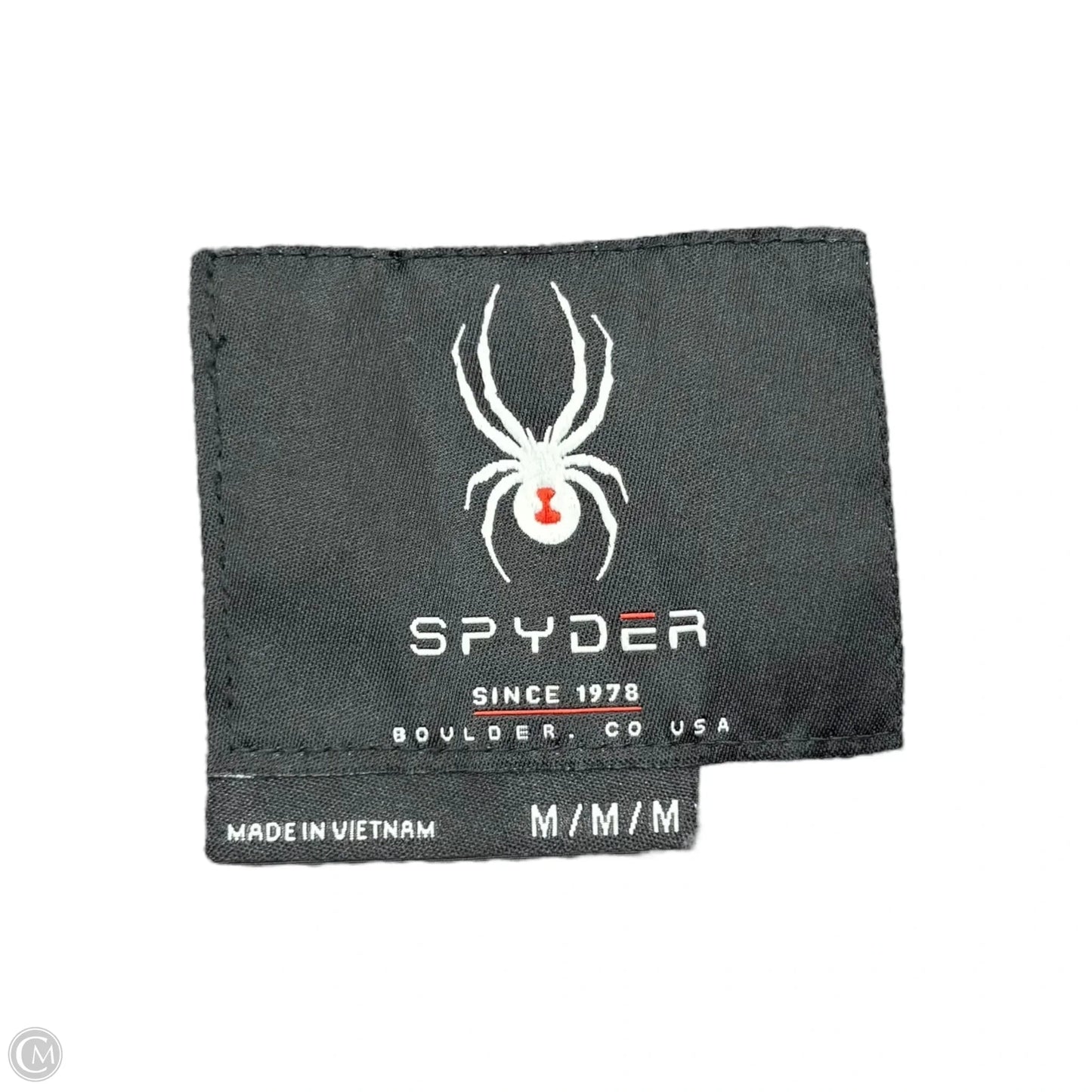 Coat Puffer & Quilted By Spyder In Black, Size: M