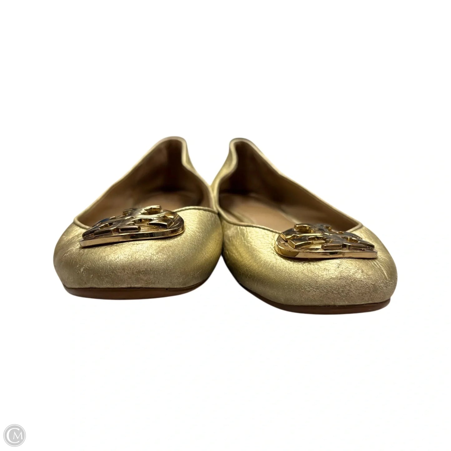 Shoes Designer By Tory Burch In Gold, Size: 9