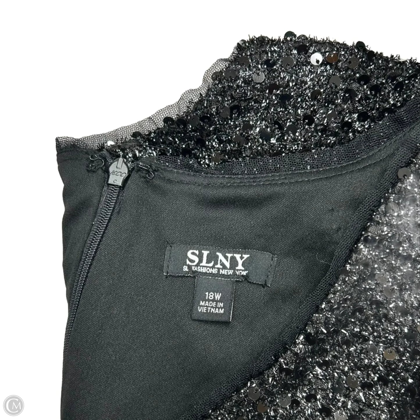 Dress Party Short By Slny In Black, Size: 2x