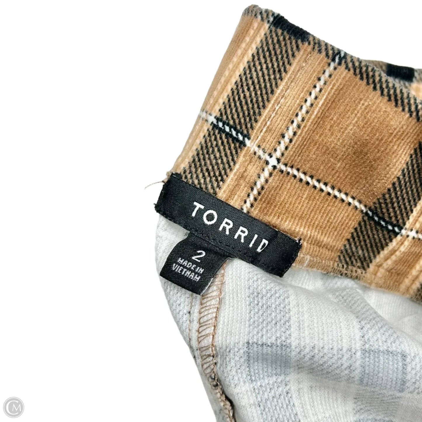 Skirt Mini & Short By Torrid In Black & Brown, Size: 2x