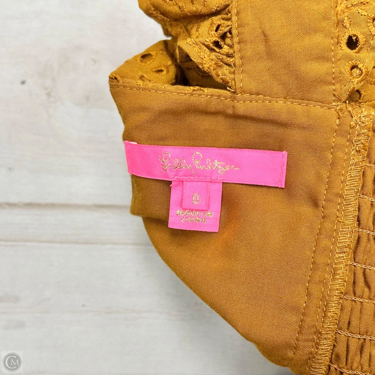 Skirt Set 2pc Designer By Lilly Pulitzer In Tan, Size: Xs