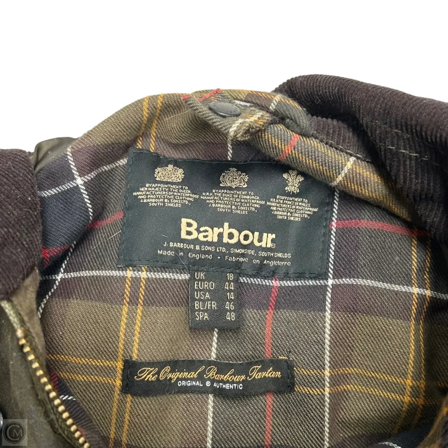 Coat Other By Barbour In Green, Size: Xl