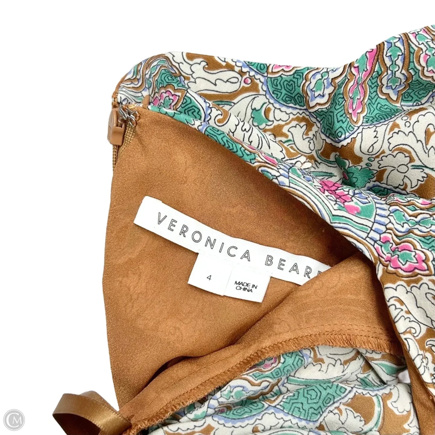 Dress Casual Short By Veronica Beard In Blue & Brown, Size: S