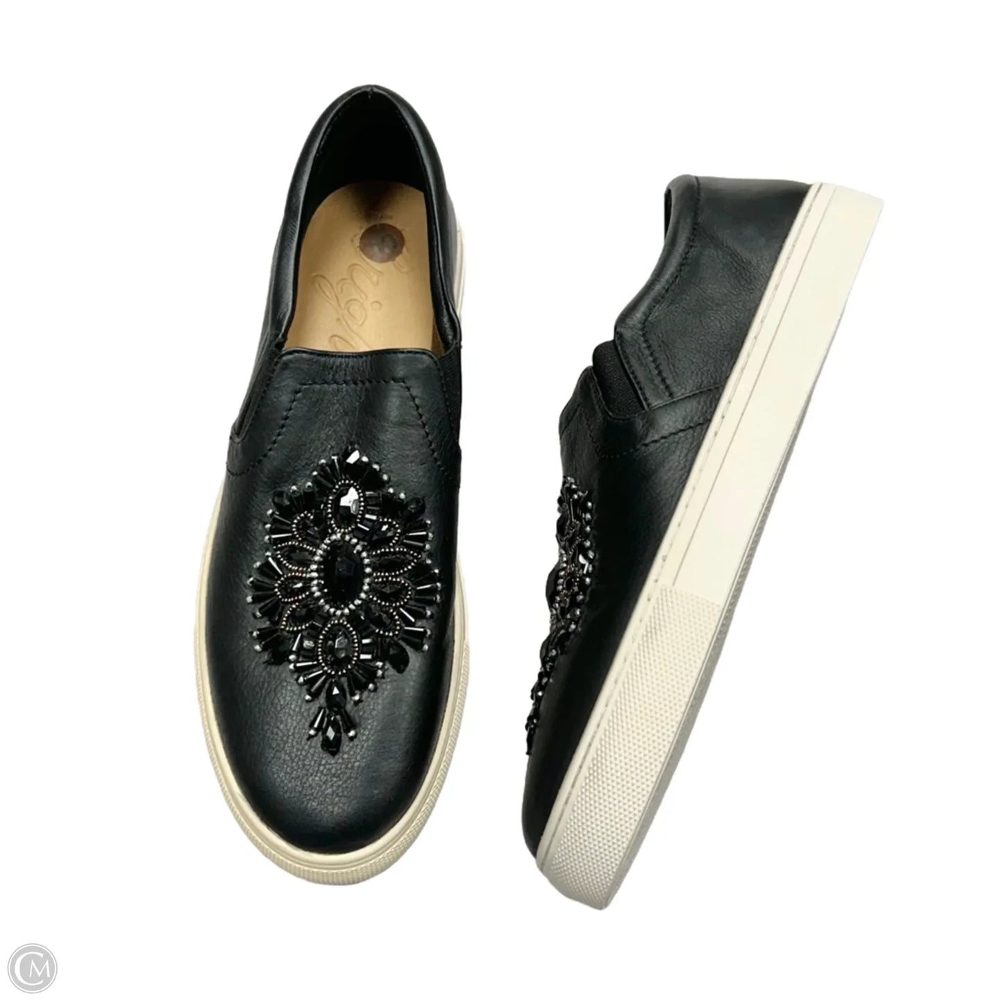 Shoes Flats By Brighton In Black & White, Size: 10