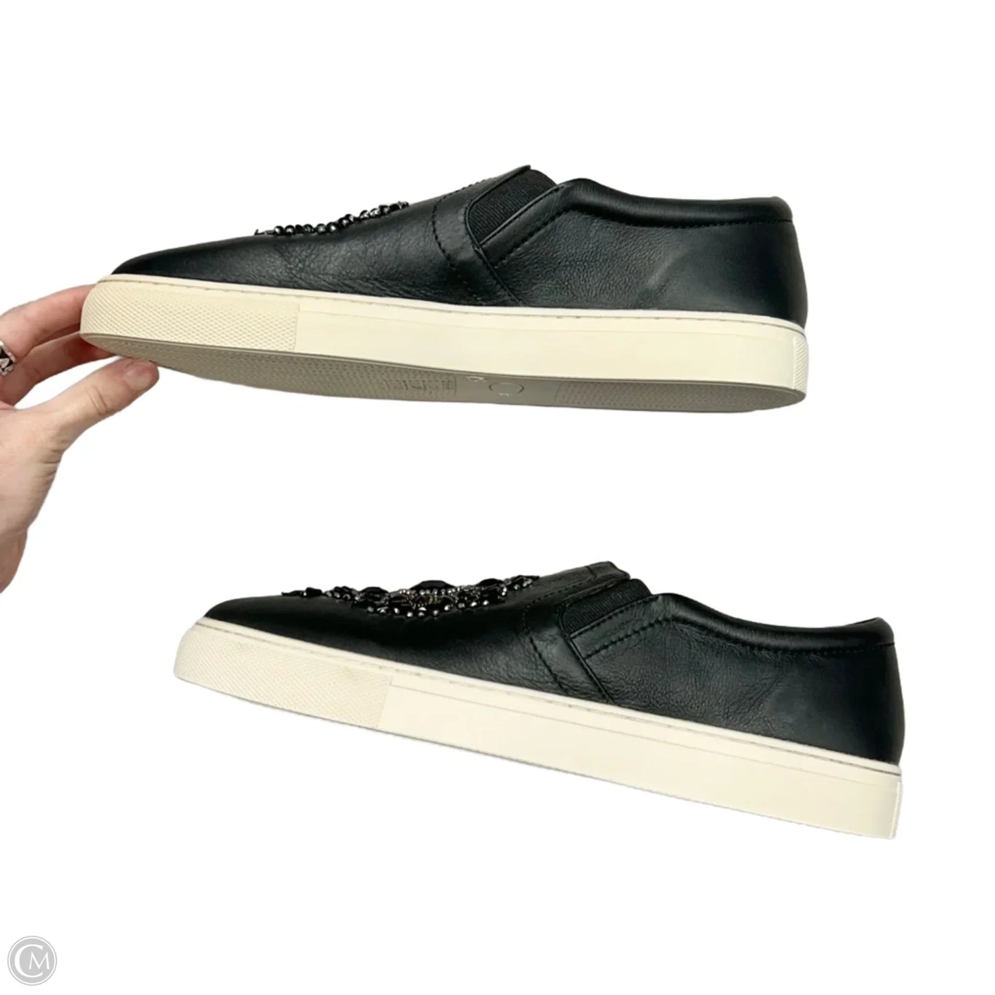 Shoes Flats By Brighton In Black & White, Size: 10