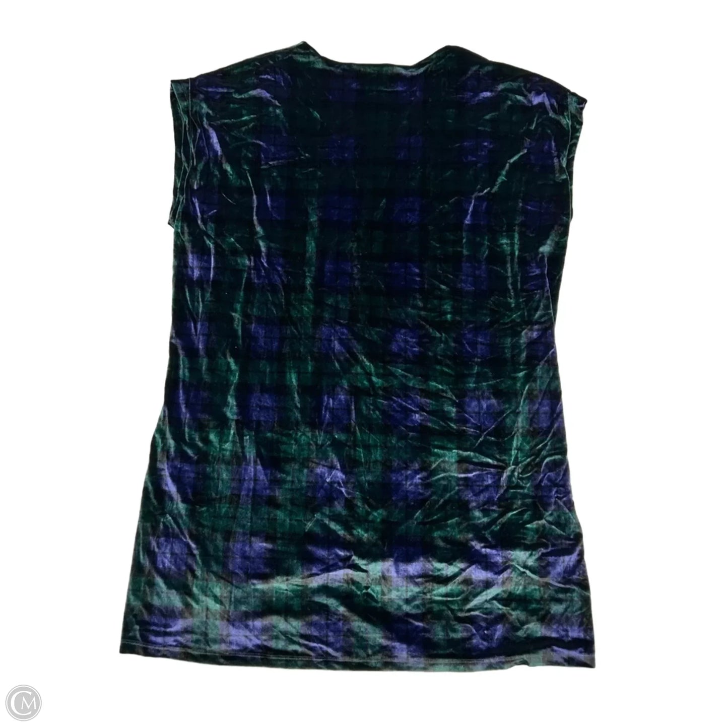 Dress Party Short By Vineyard Vines In Purple & Green, Size: 2x