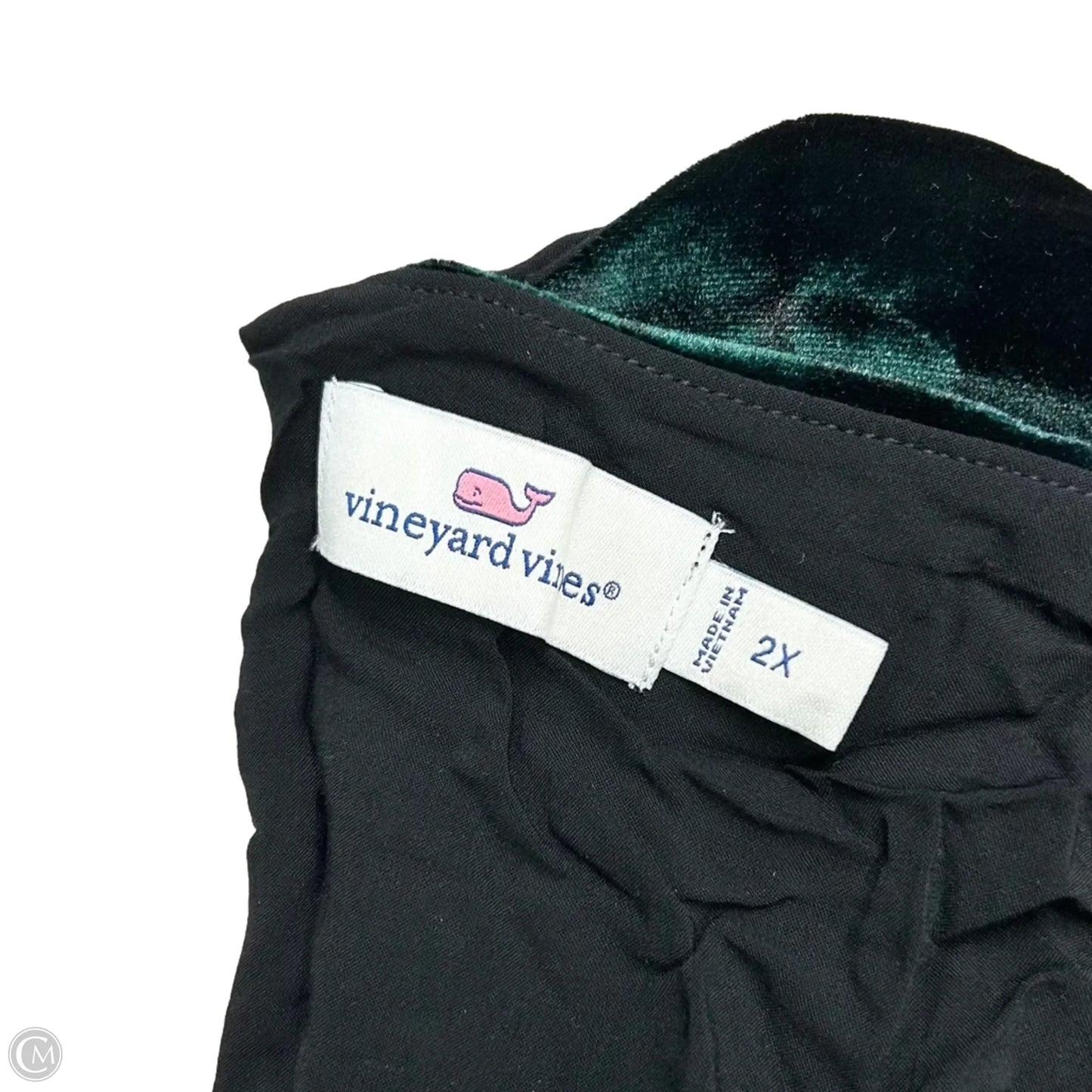 Dress Party Short By Vineyard Vines In Purple & Green, Size: 2x