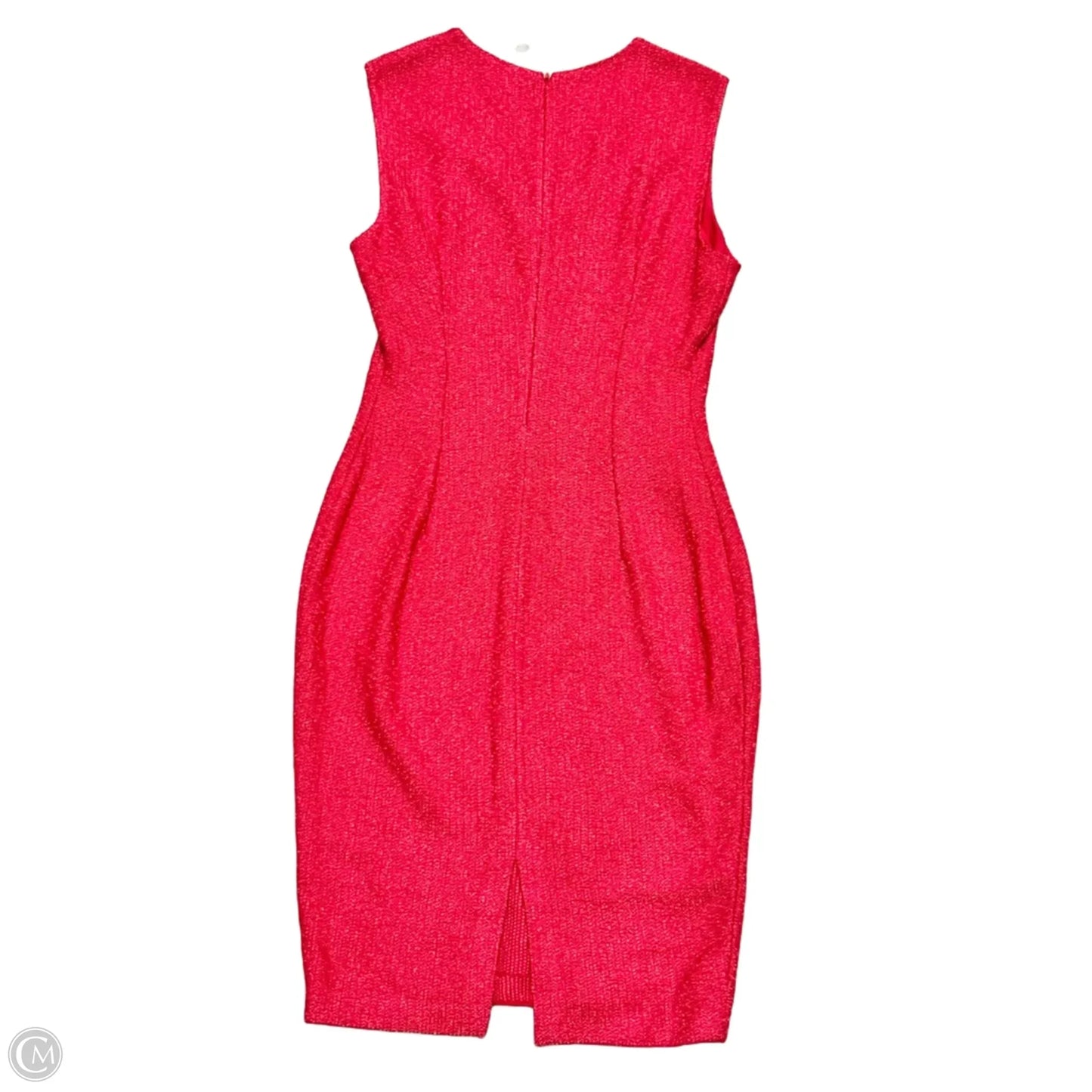 Dress Luxury Designer By St John Collection In Red, Size: L