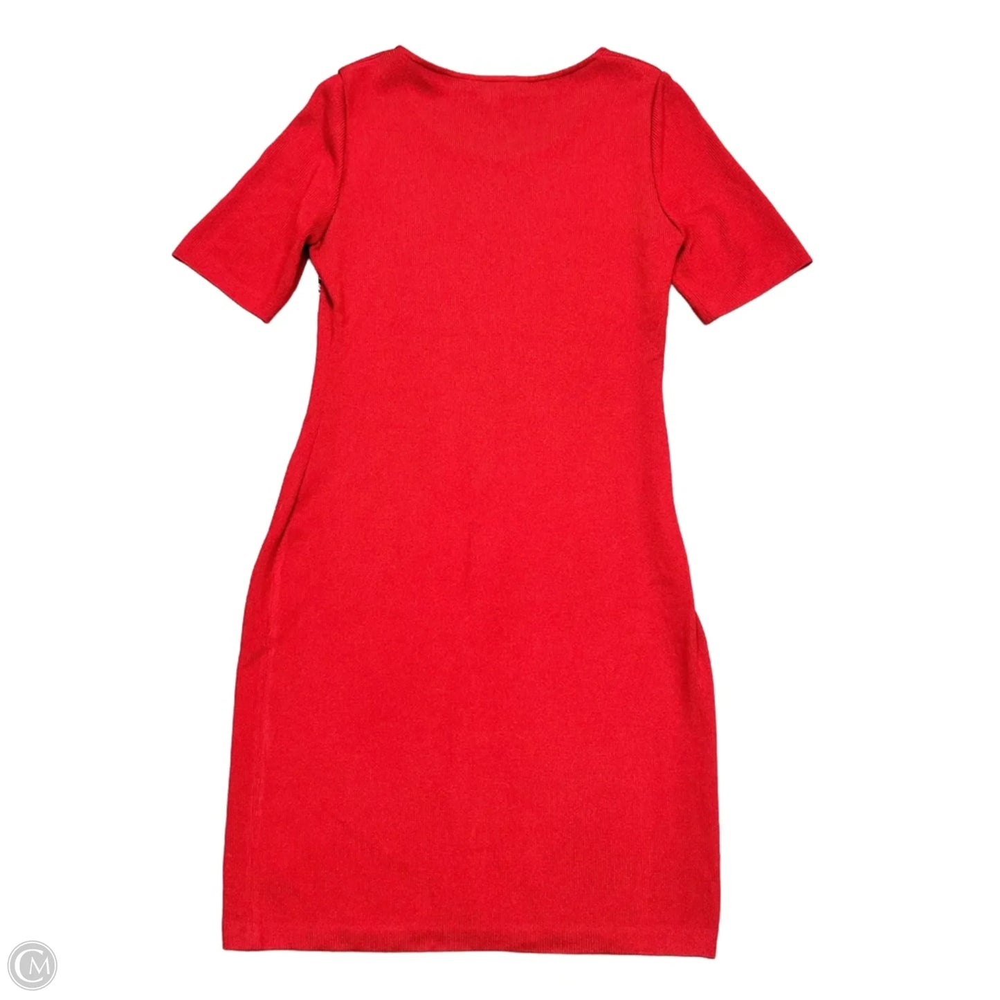 Dress Luxury Designer By St John Collection In Red, Size: L