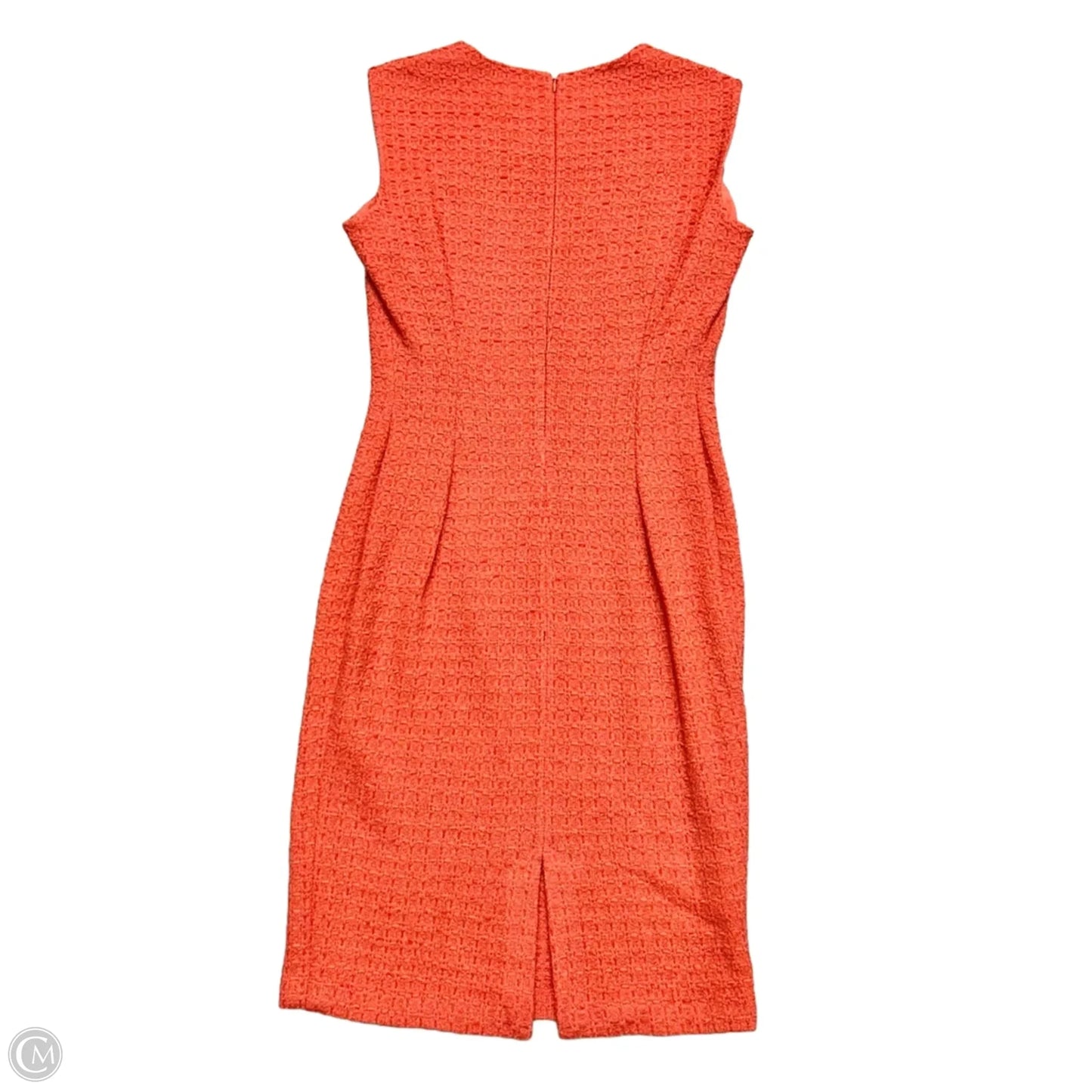 Dress Luxury Designer By St John Collection In Orange, Size: L