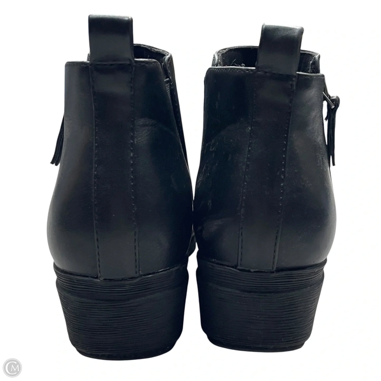 Boots Ankle Heels By Easy Spirit In Black, Size: 9.5