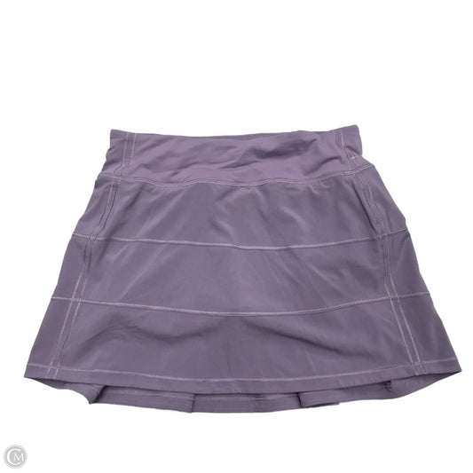Athletic Skirt By Lululemon In Purple, Size: S