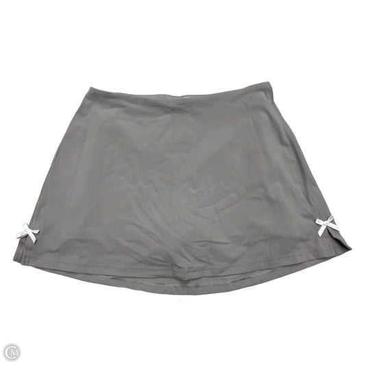 Athletic Skirt By Lululemon In Grey, Size: Xs