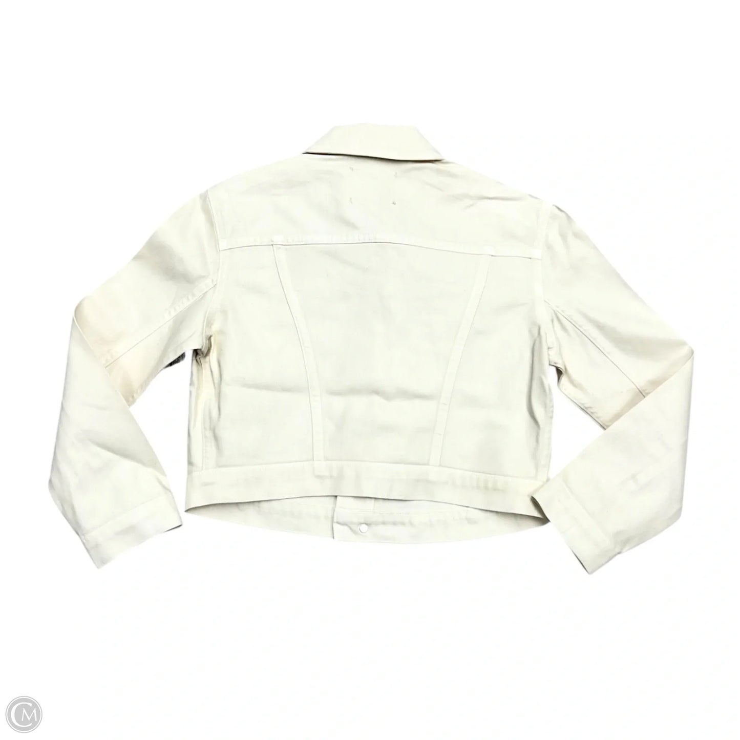 Jacket Denim By L Agence In Cream, Size: Xs