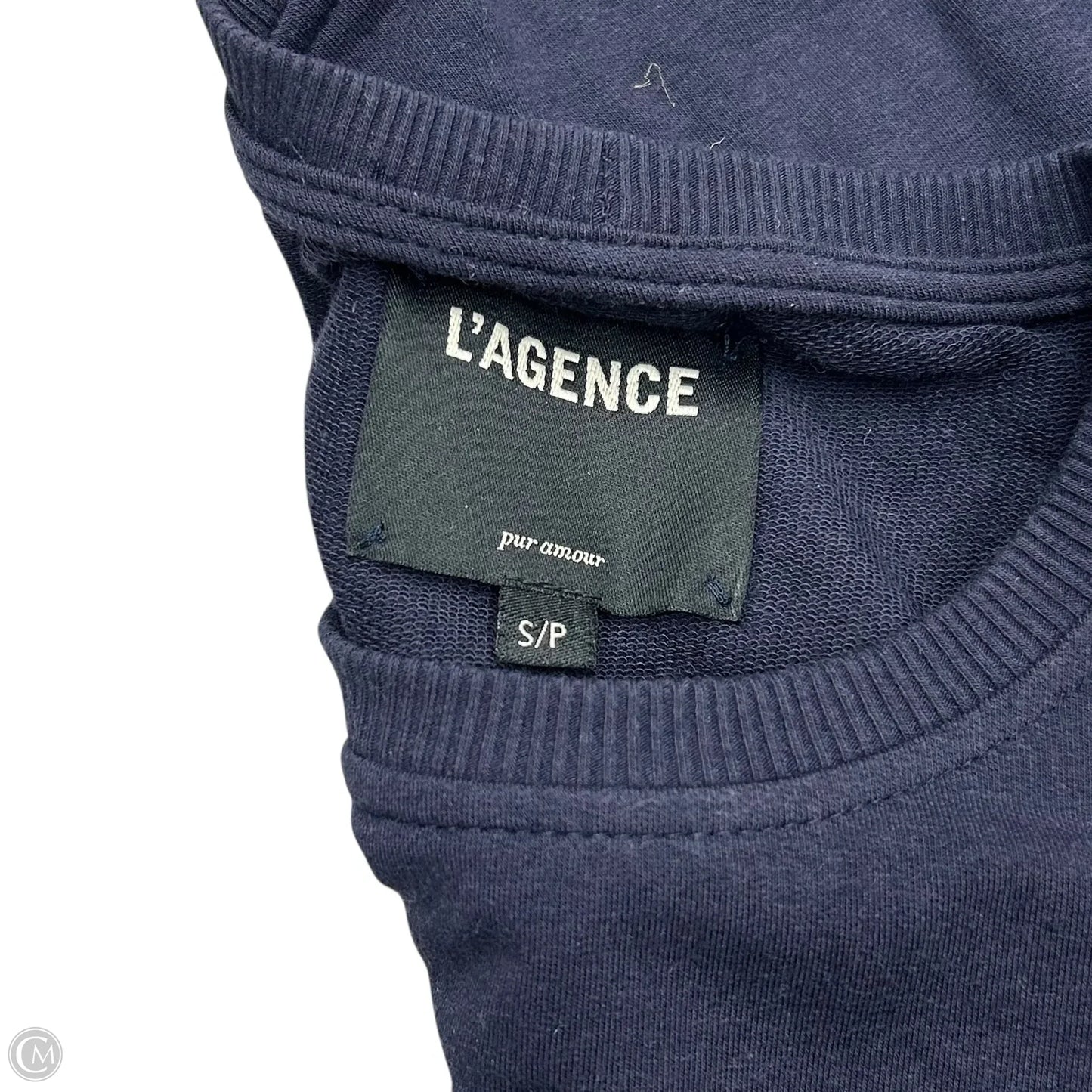 Sweatshirt Crewneck By L Agence In Navy, Size: S