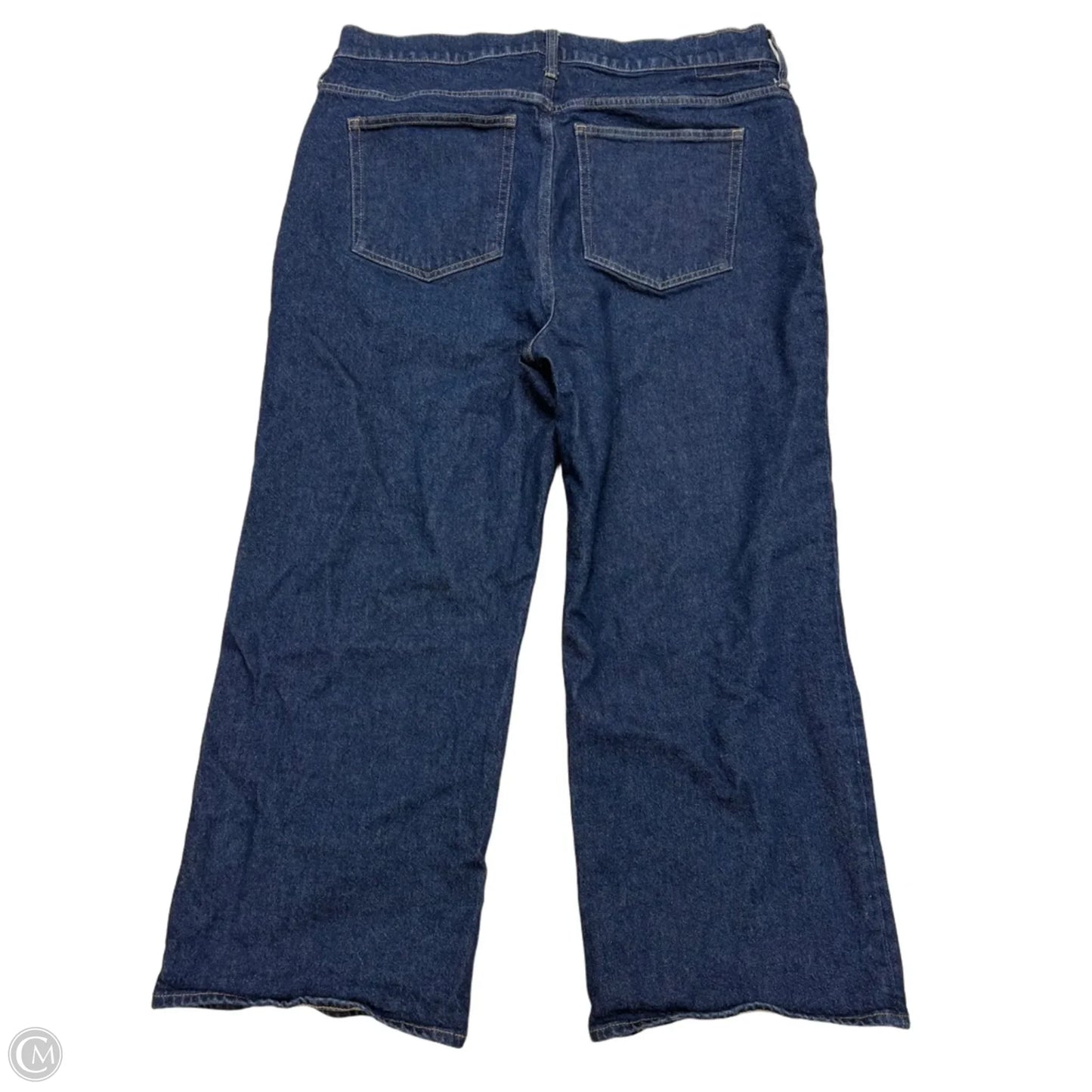 Jeans Wide Leg By J. Crew In Blue Denim, Size: 20