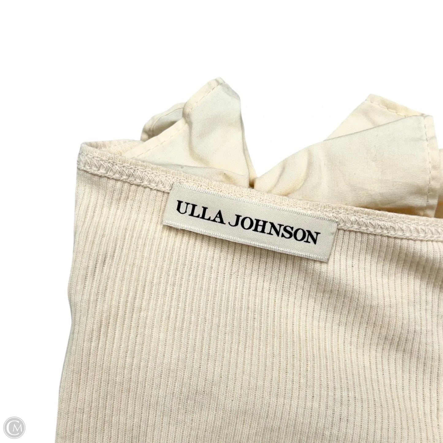 Top Short Sleeve By Ulla Johnson In Cream, Size: S