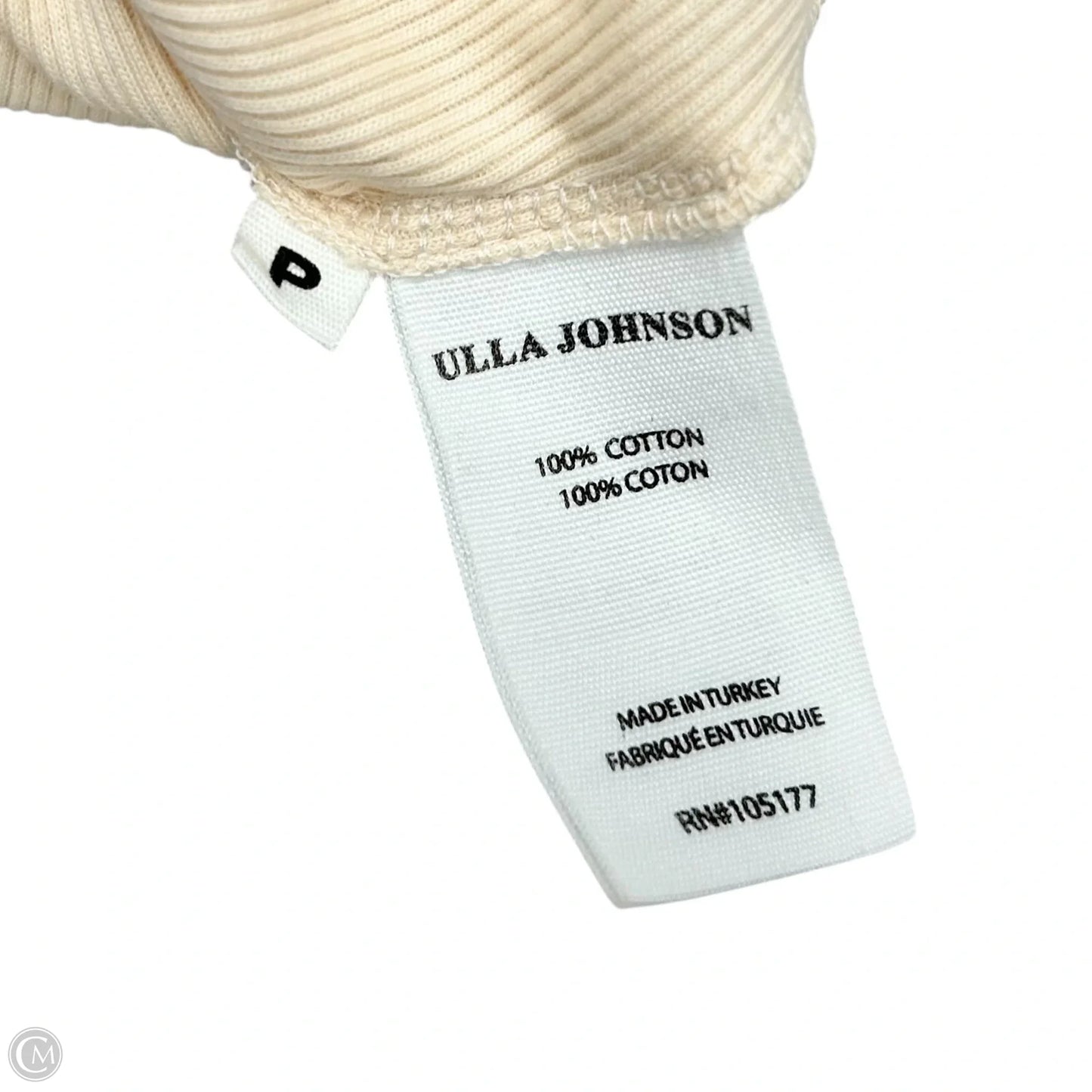 Top Short Sleeve By Ulla Johnson In Cream, Size: S