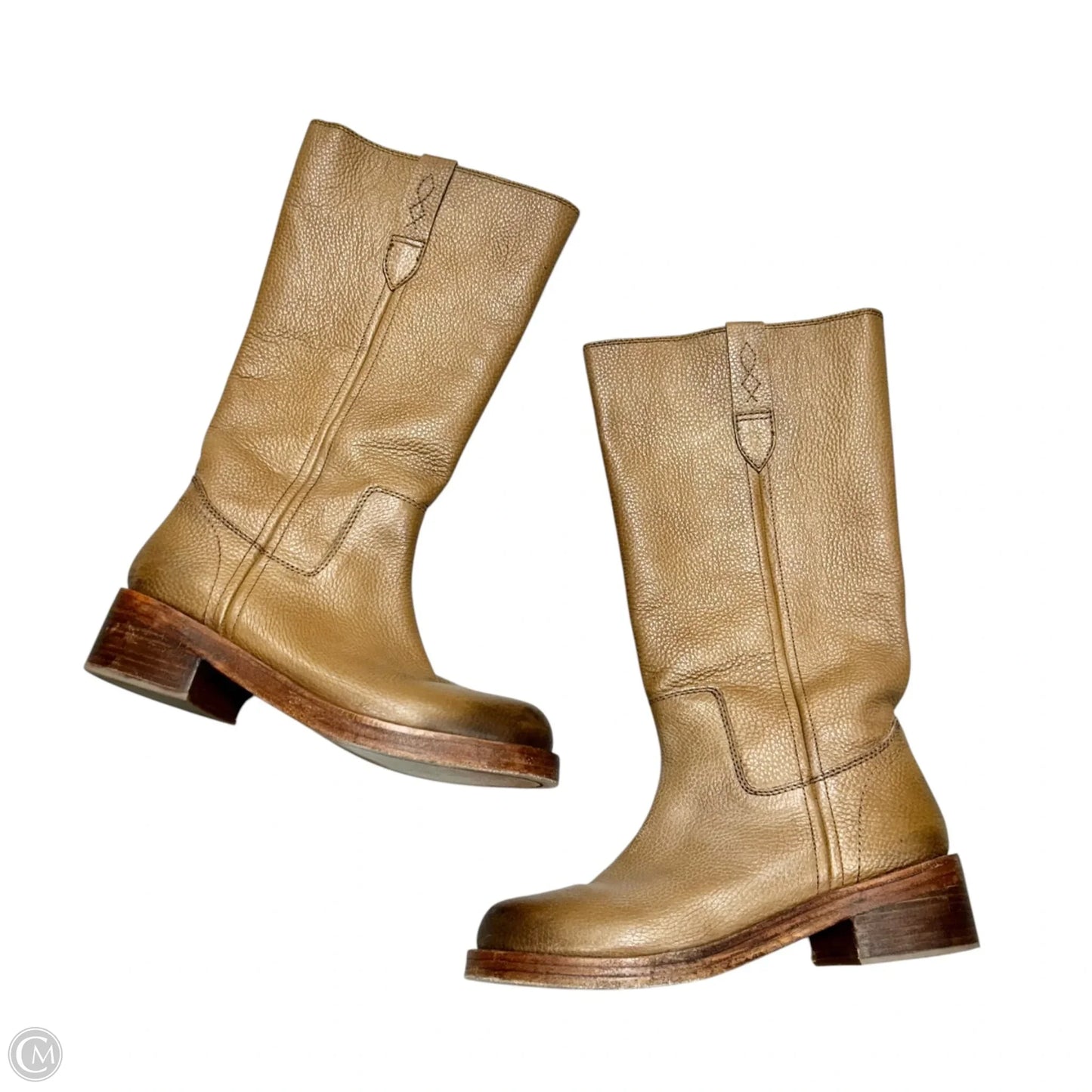 Boots Leather By Free People In Tan, Size: 10