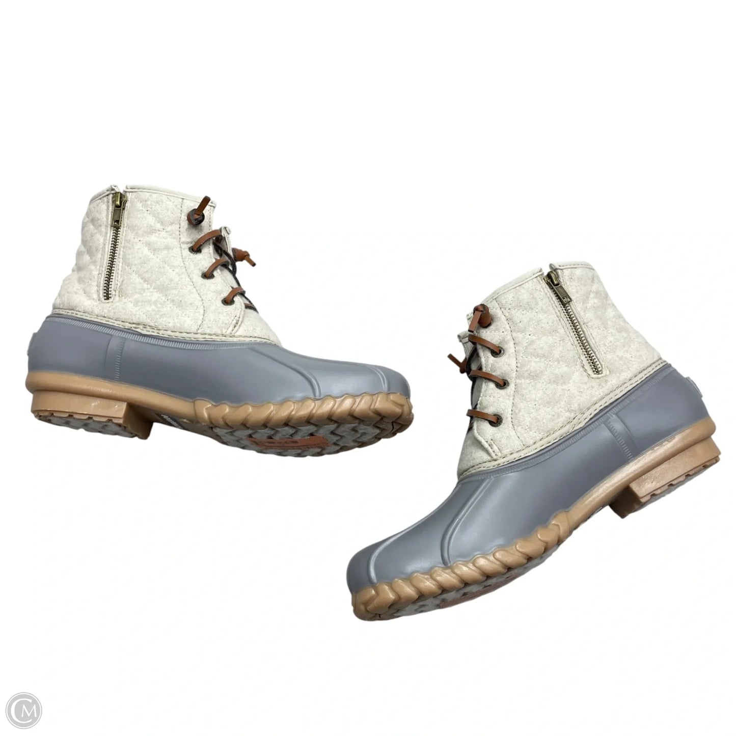 Boots Rain By Nautica In Grey & Tan, Size: 11