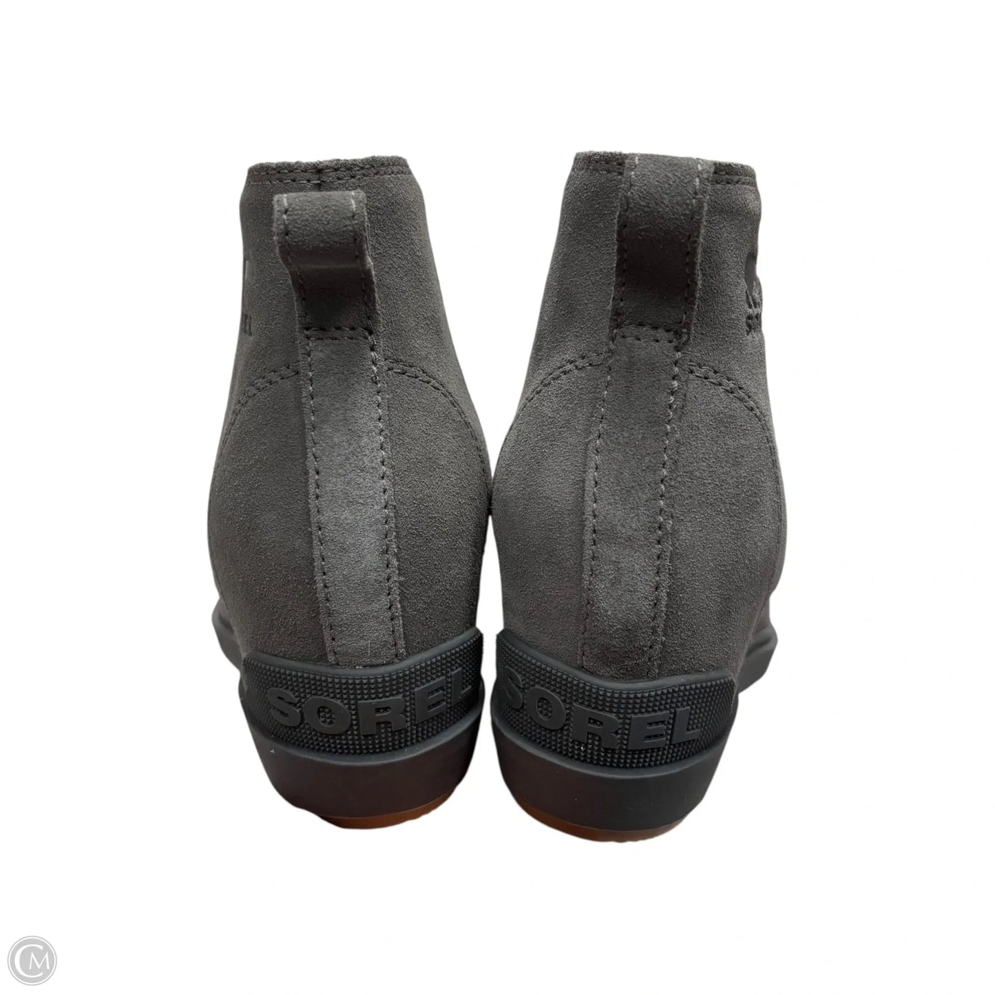 Boots Ankle Heels By Sorel In Grey, Size: 7.5