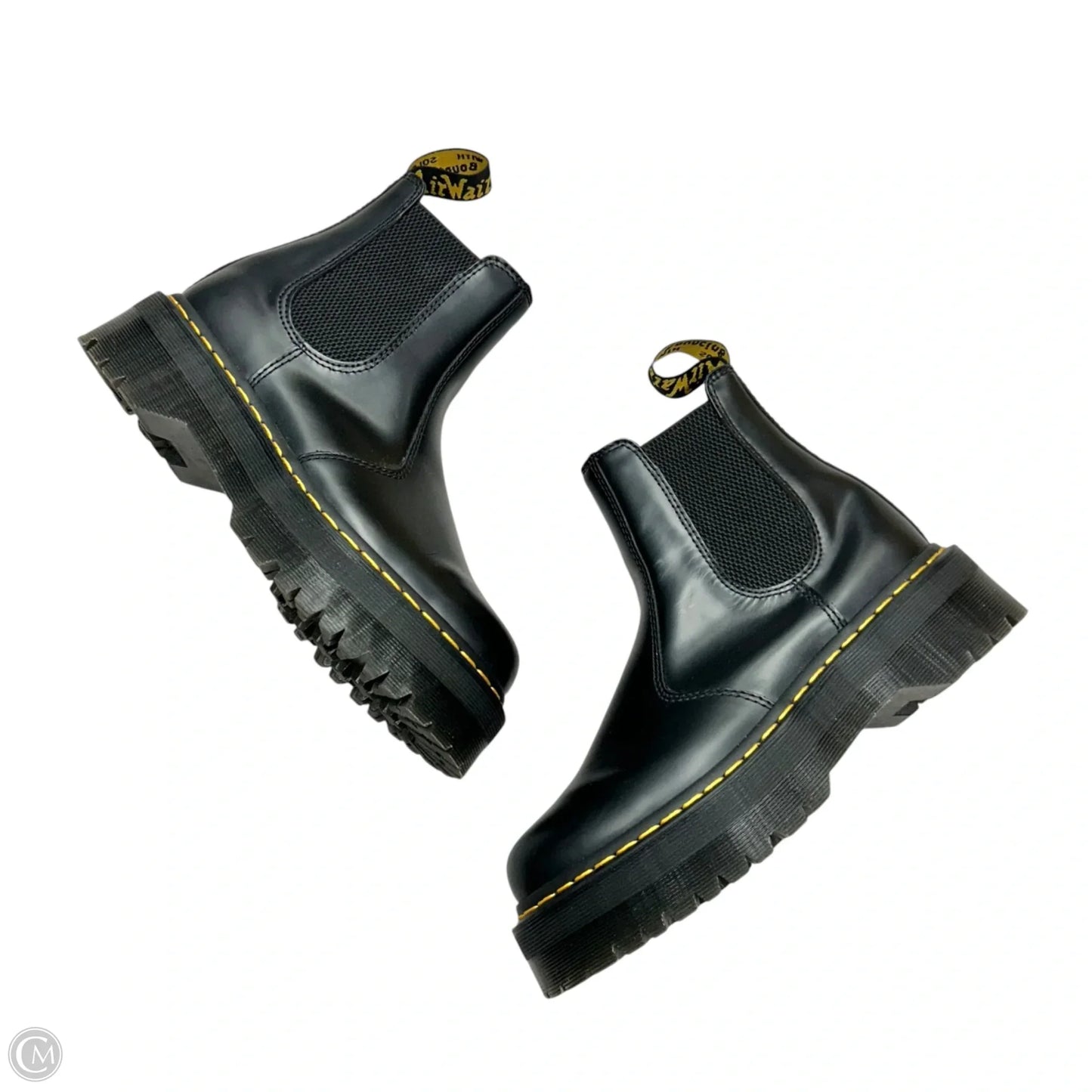 Boots Ankle Heels By Dr Martens In Black, Size: 9