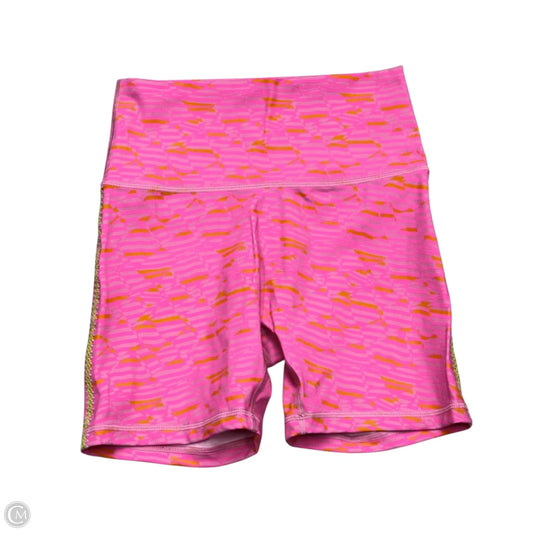 Athletic Shorts By Aerie In Orange & Pink, Size: M