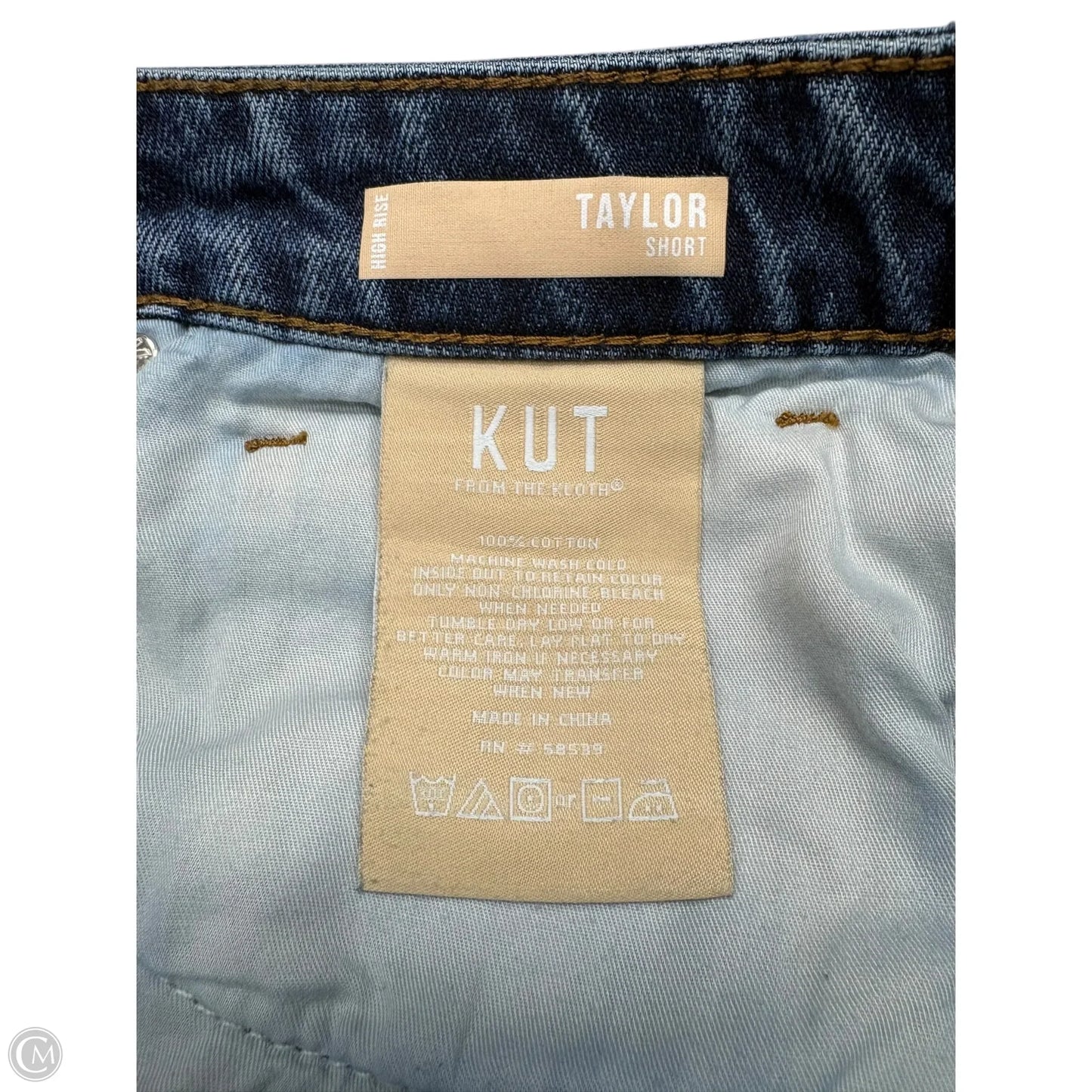 Shorts By Kut In Blue Denim, Size: 12