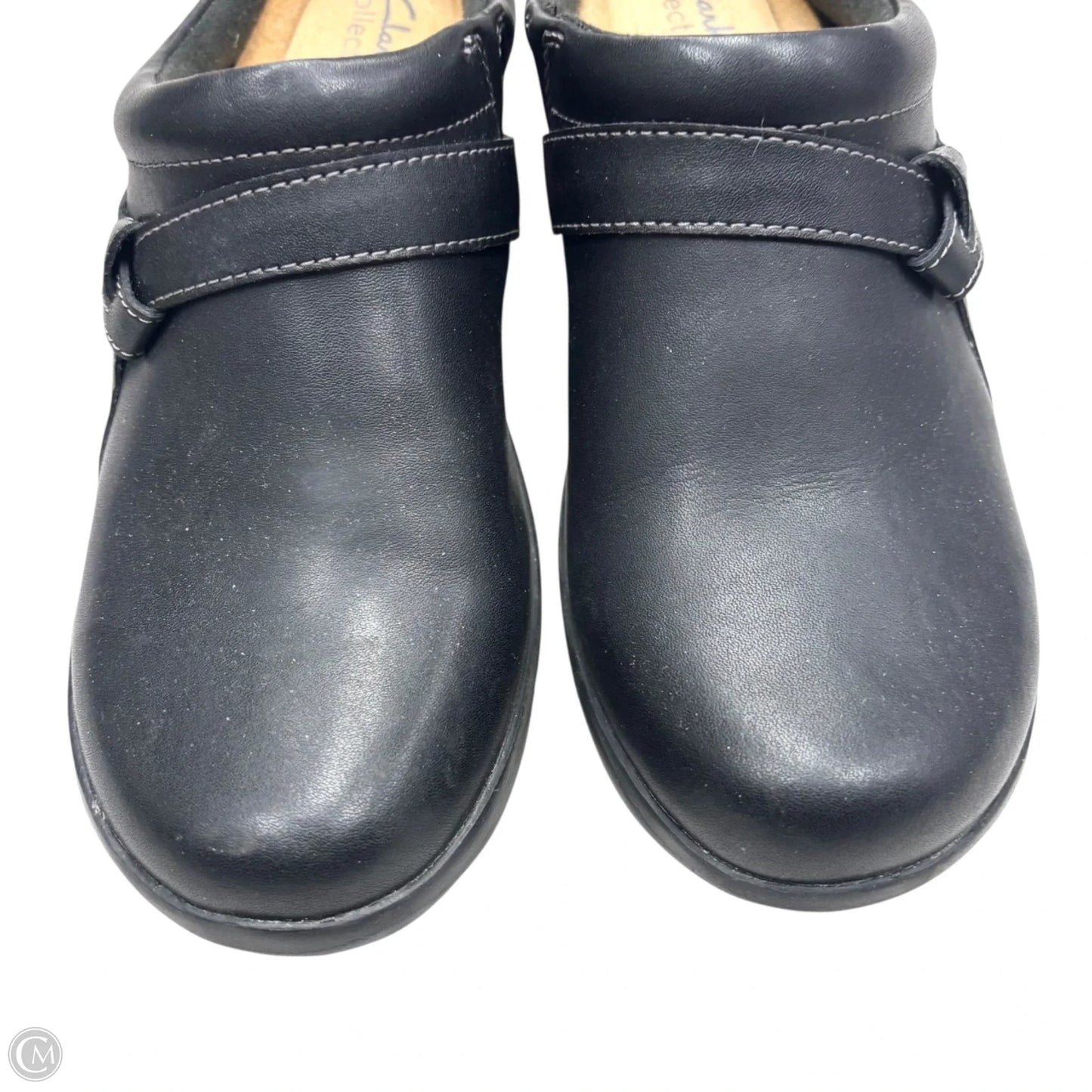 Shoes Flats By Clarks In Black, Size: 8.5