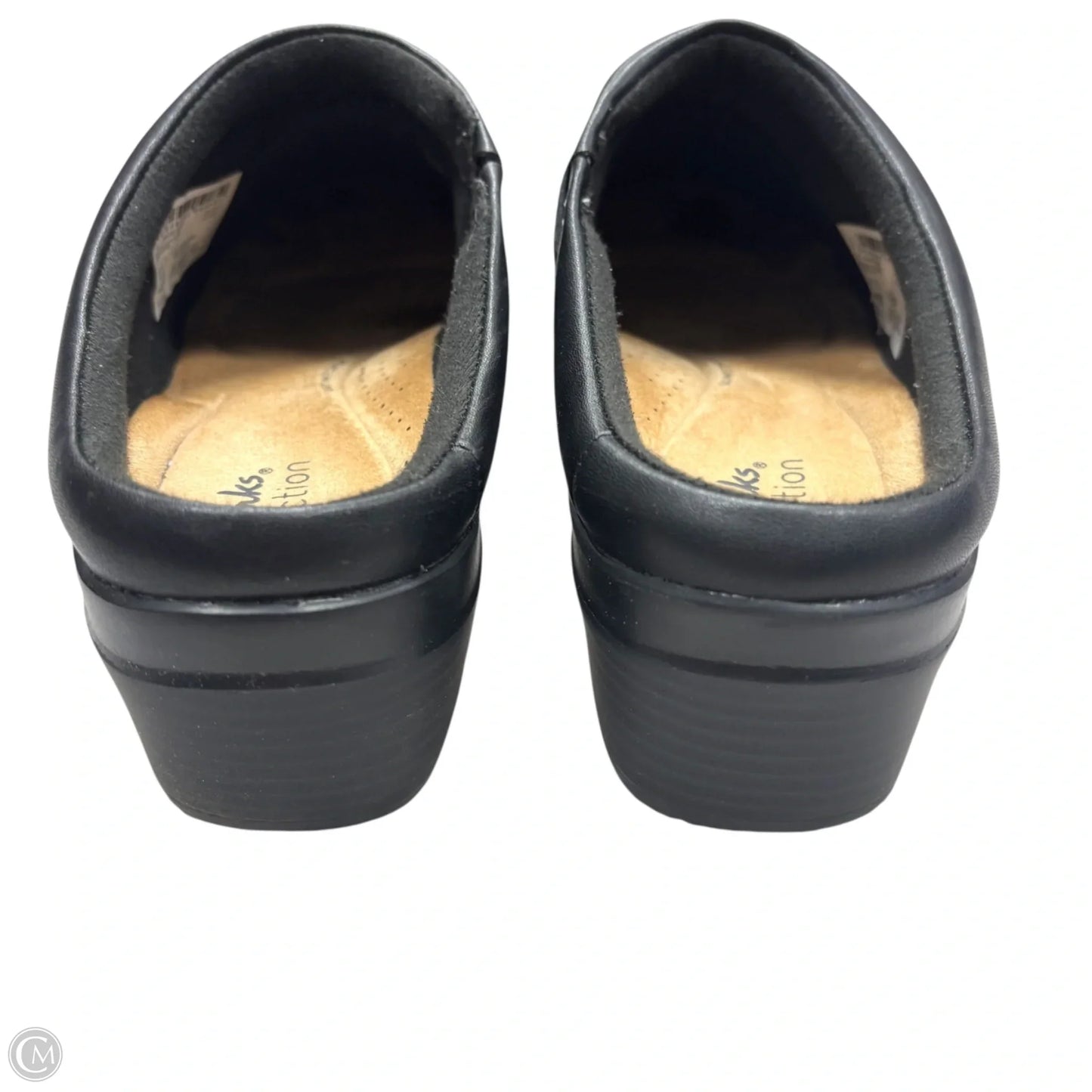 Shoes Flats By Clarks In Black, Size: 8.5