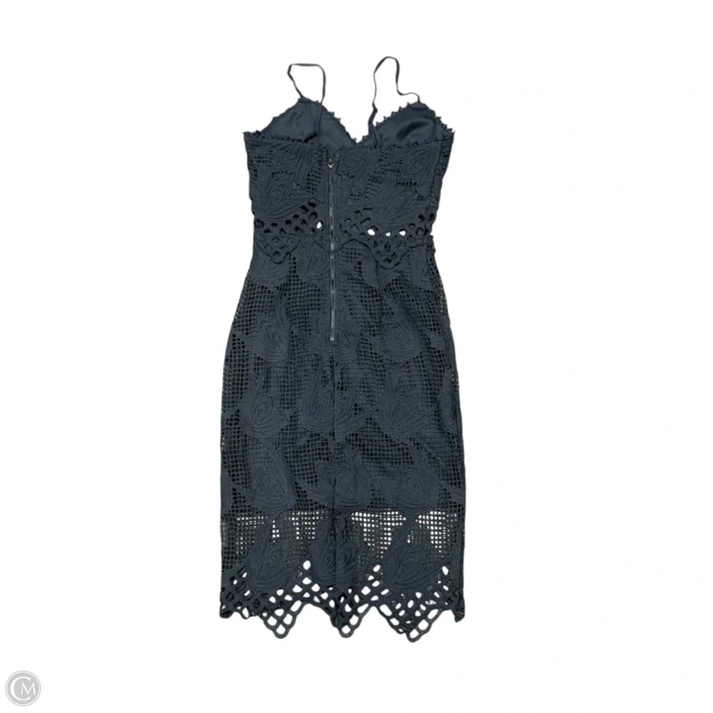 Dress Party Midi By Aqua In Grey, Size: Xs