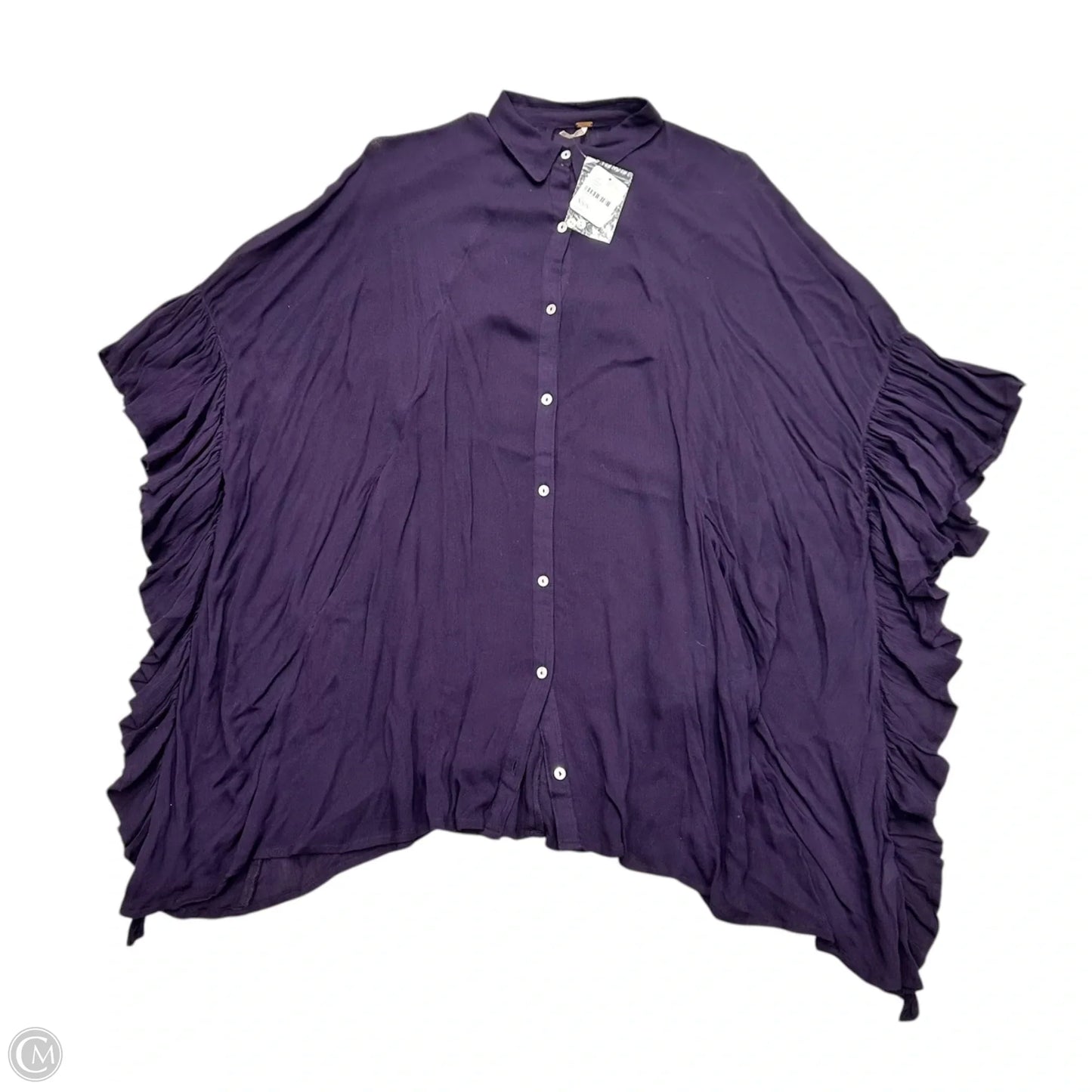 Top Long Sleeve By Free People In Purple, Size: XS/S