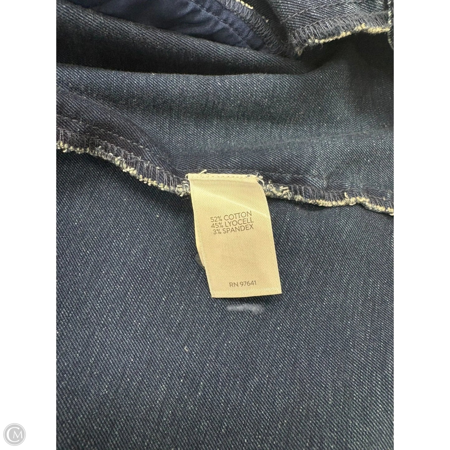 Jacket Denim By J. Jill In Blue Denim, Size: 2x