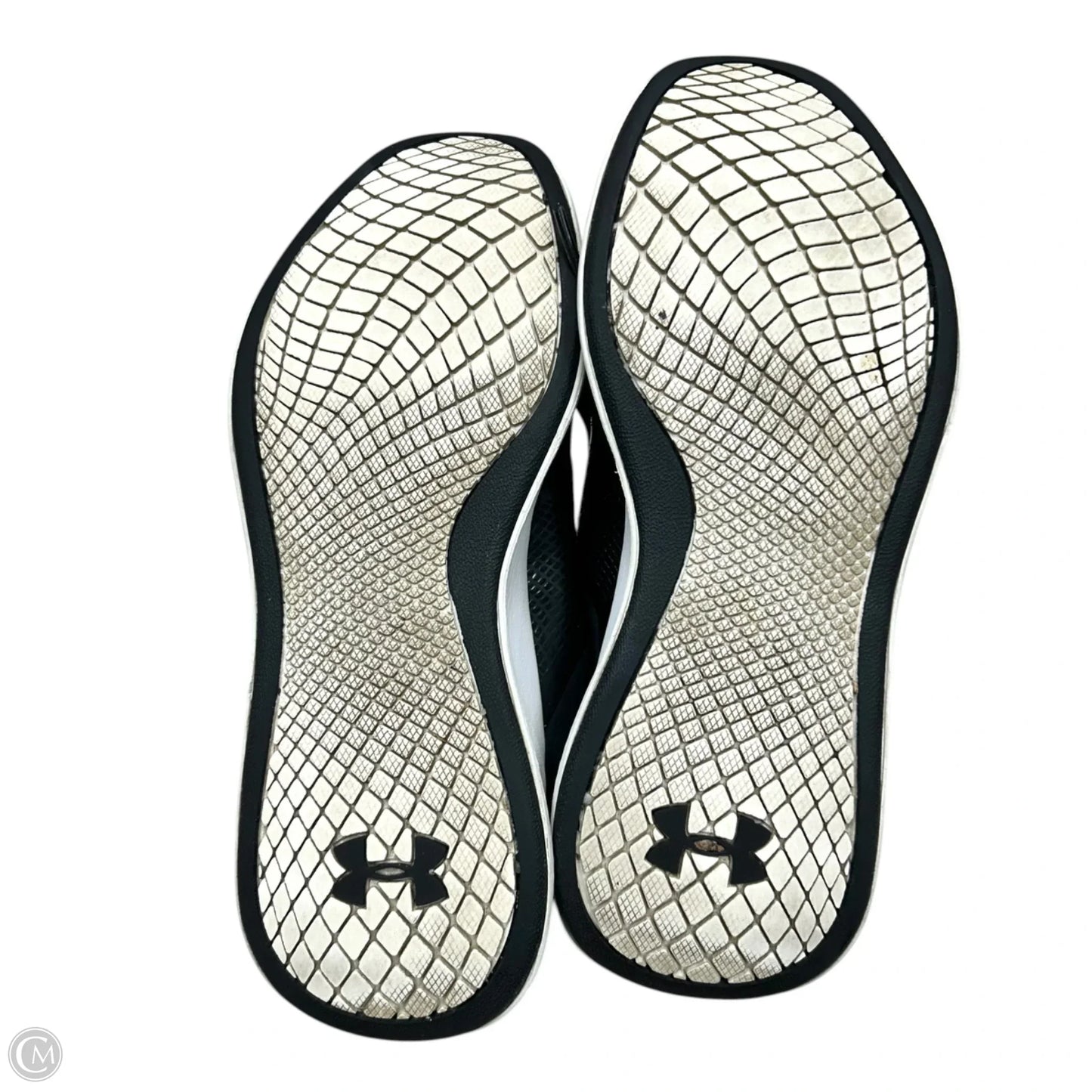 Shoes Athletic By Under Armour In Black & White, Size: 7