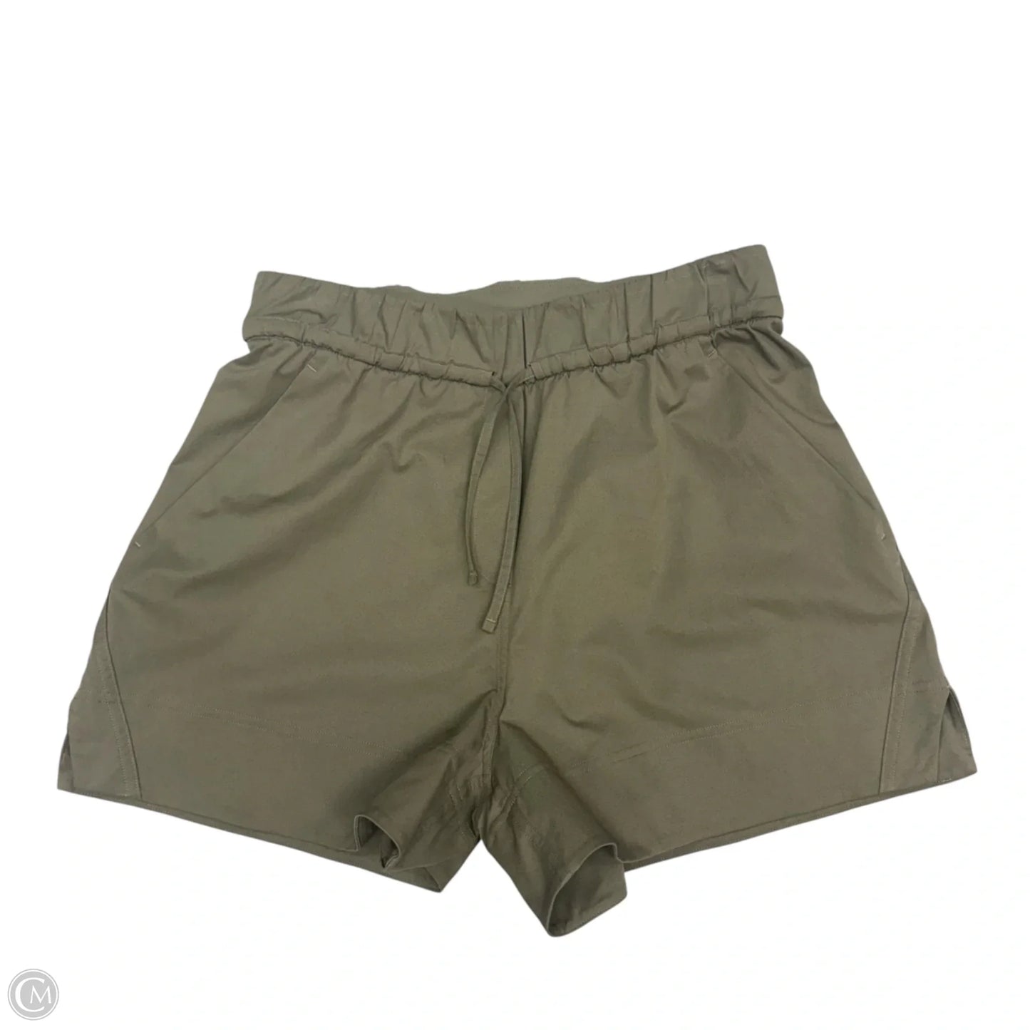 Athletic Shorts By Lululemon In Green, Size: S