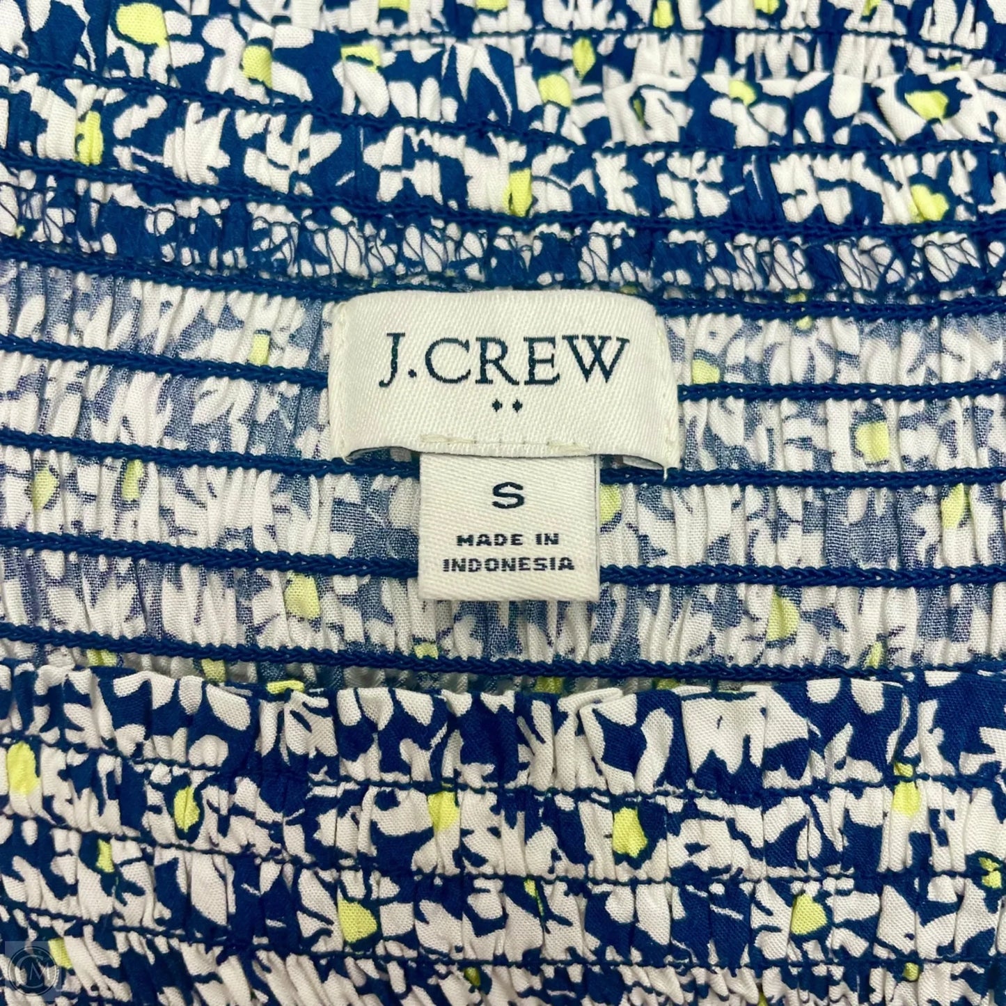 Dress Casual Midi By J. Crew In Blue & White, Size: S