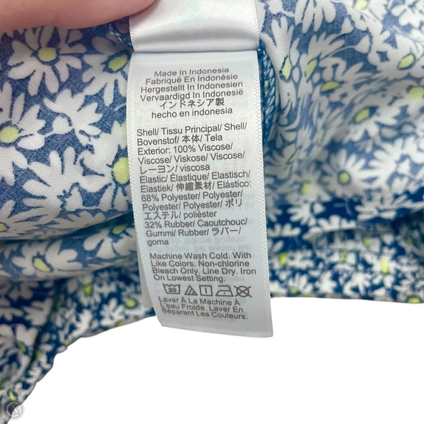 Dress Casual Midi By J. Crew In Blue & White, Size: S