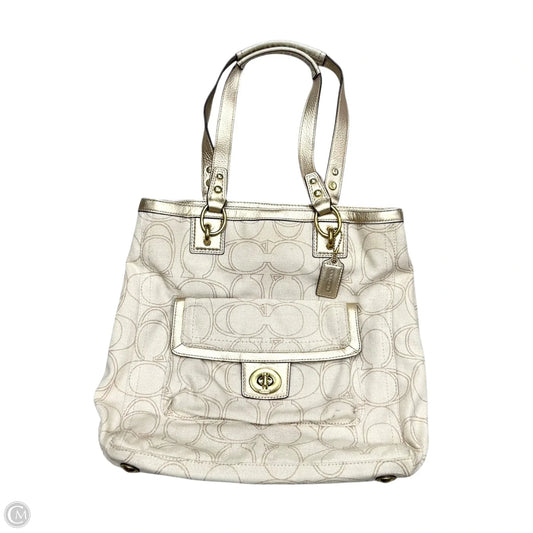 Handbag Designer By Coach, Size: Medium