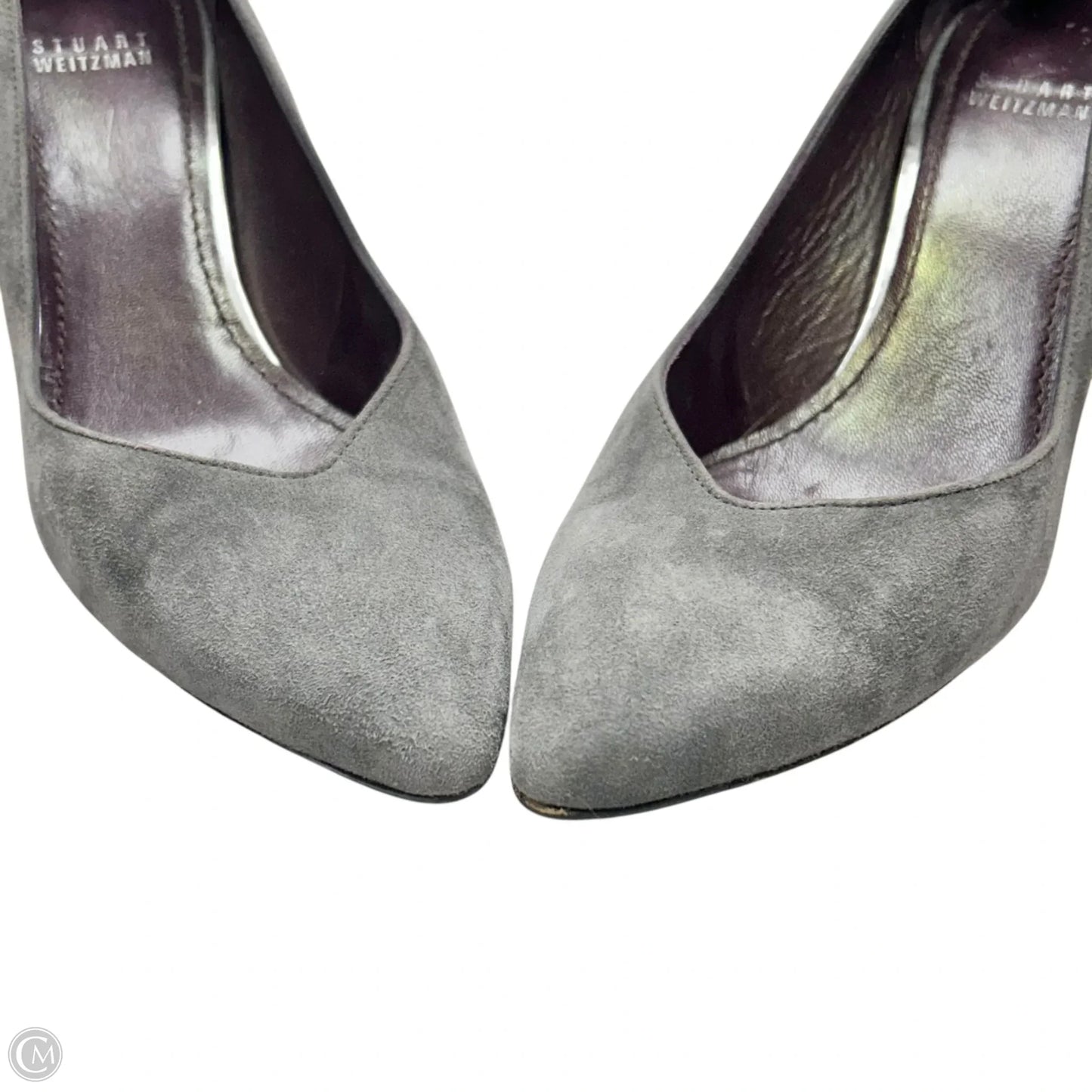 Shoes Designer By Stuart Weitzman In Grey, Size: 8