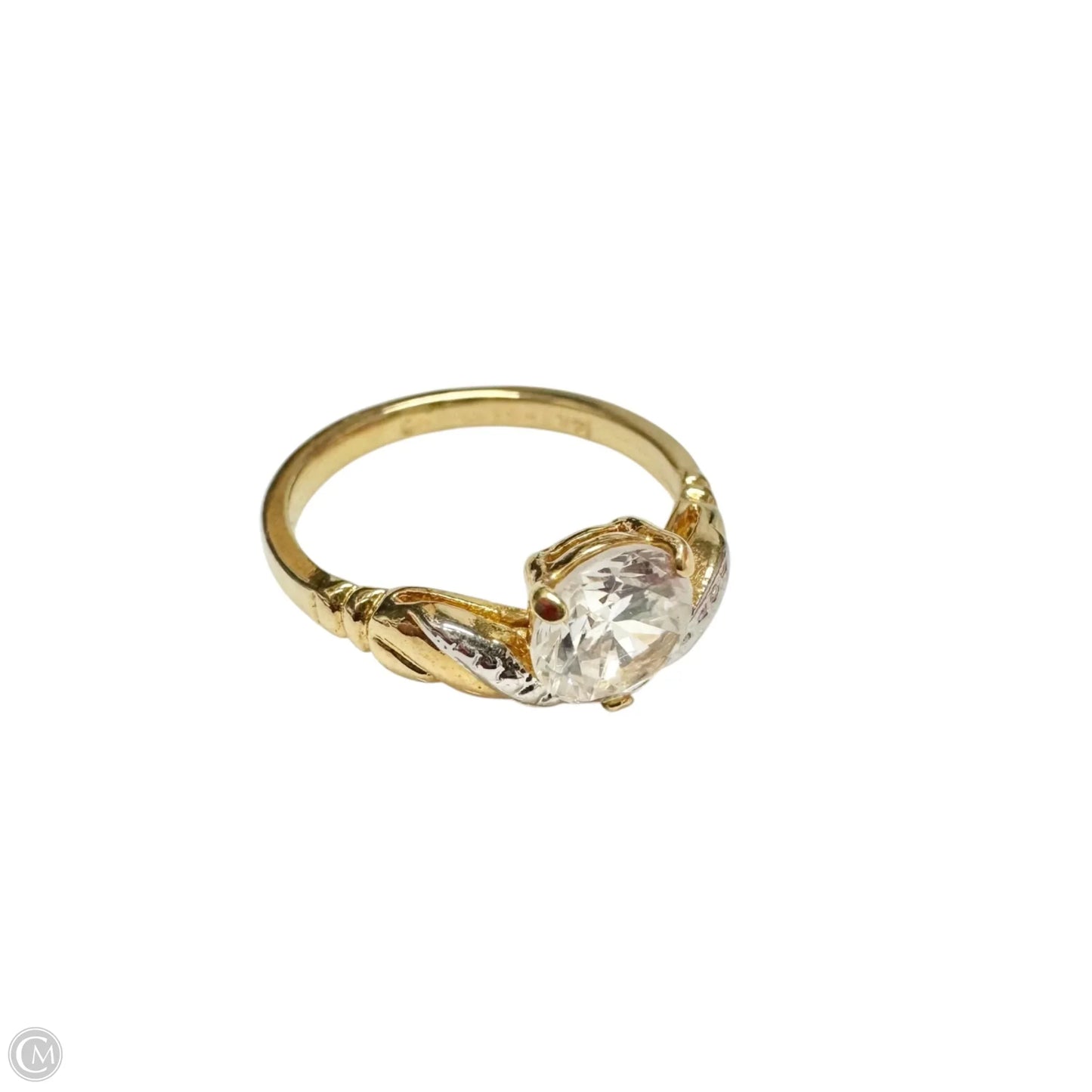 Ring Sterling Silver/14ktgf, Size: 7