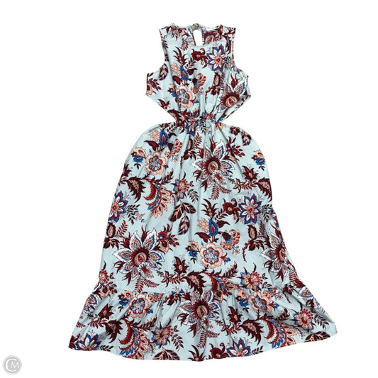 Dress Casual Maxi By Target-designer In Blue & Red, Size: L