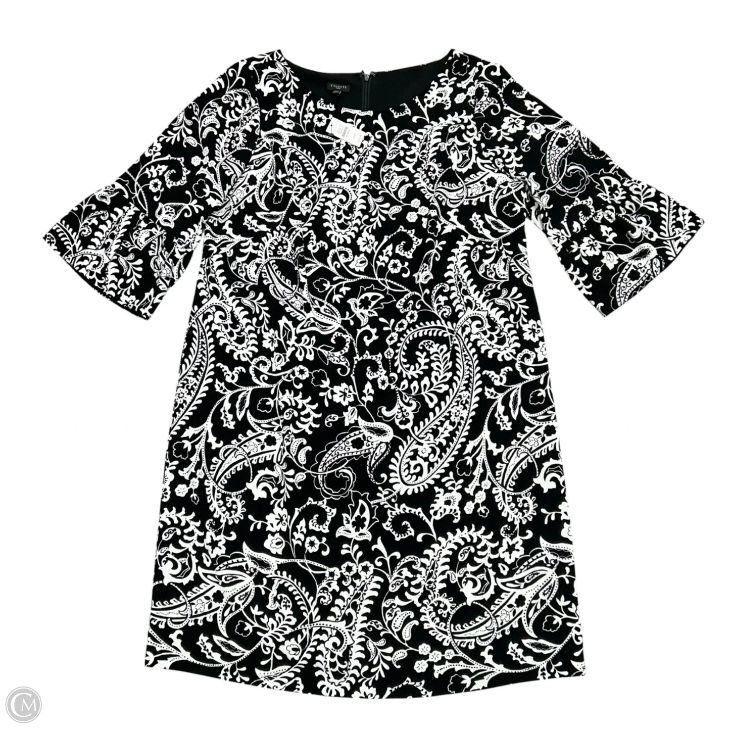 Dress Casual Short By Talbots In Black & White, Size: L