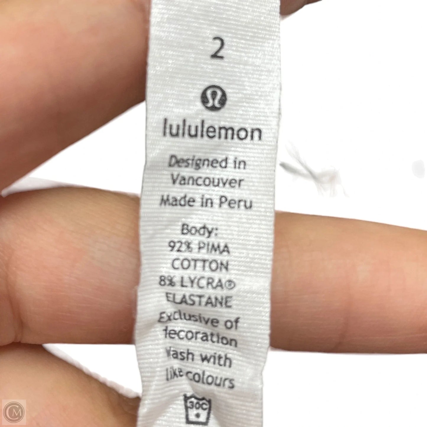 Athletic Top Short Sleeve By Lululemon In Black, Size: Xs