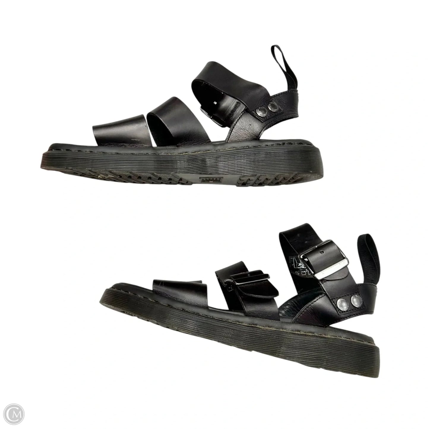 Sandals Flats By Dr Martens In Black, Size: 8