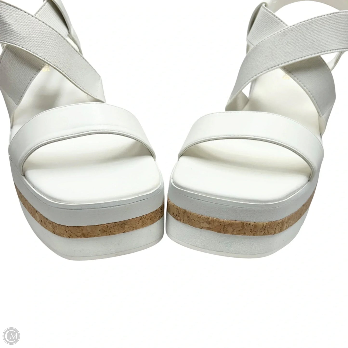 Sandals Heels Platform By Dream Pairs In White, Size: 11