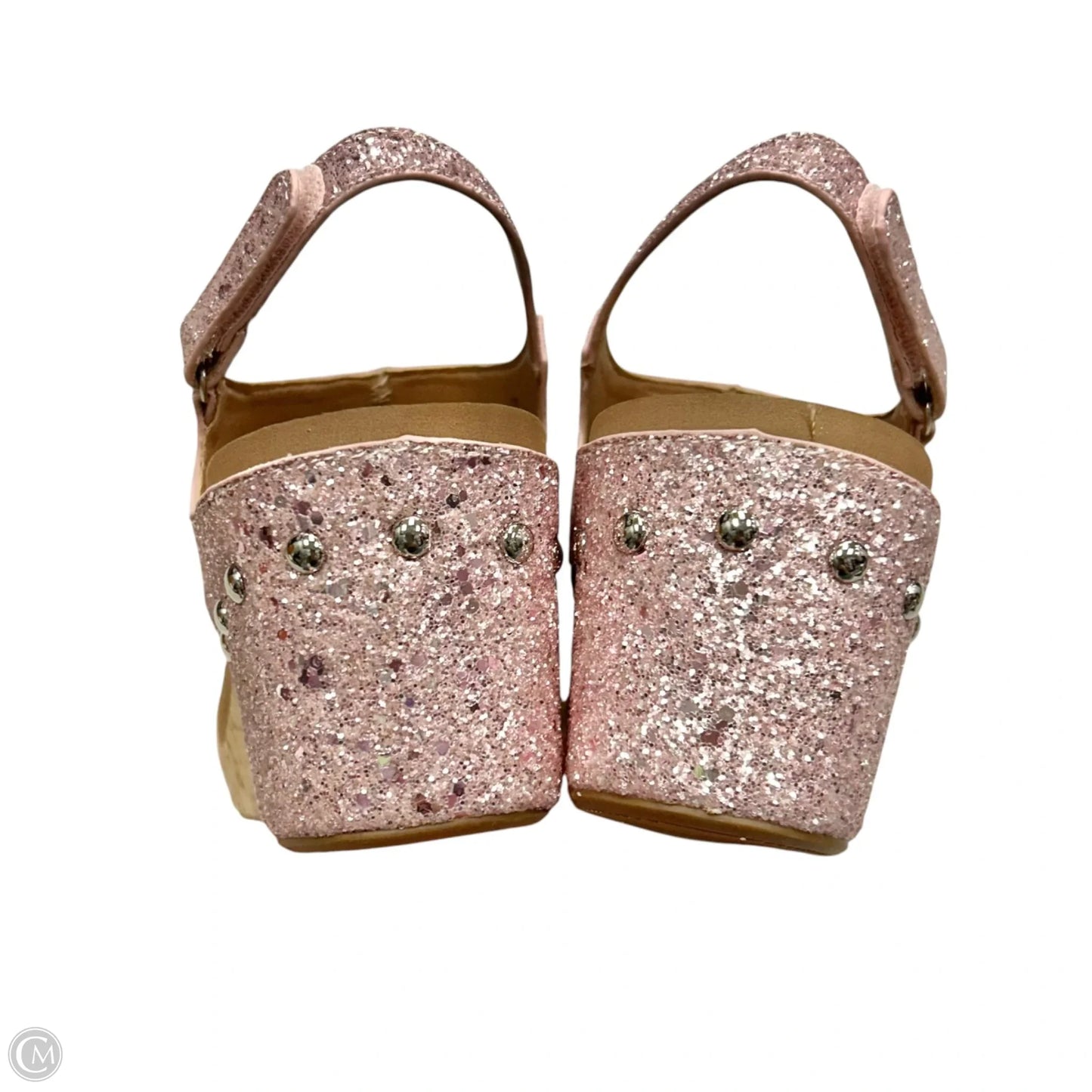 Sandals Heels Wedge By Corkys In Pink, Size: 10