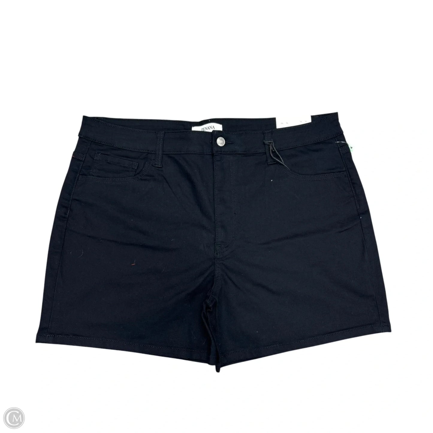 Shorts By Zenana In Black, Size: 2x